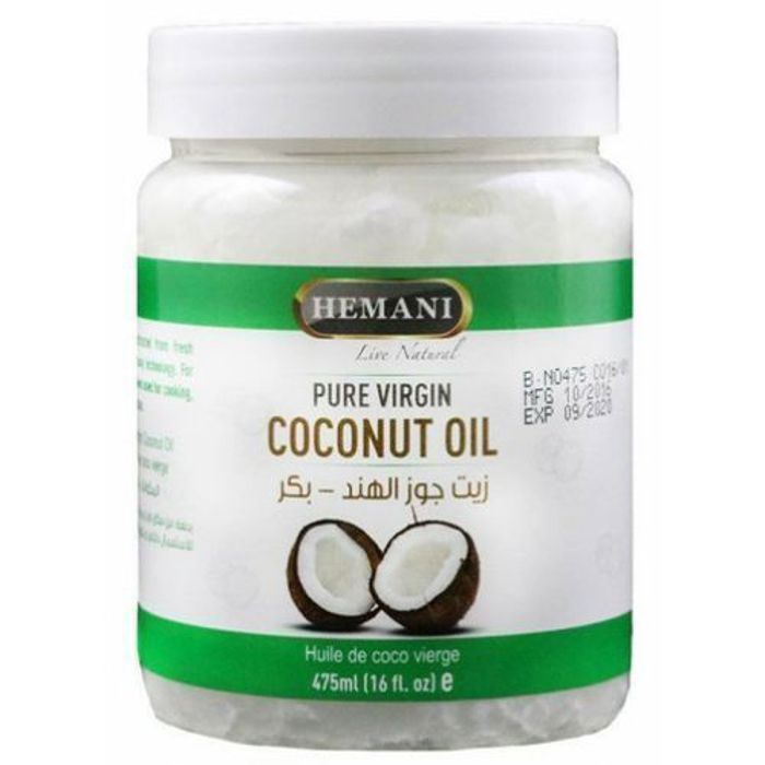 Hemani Huile de noix de coco vierge pure / alimentaire et cosmétique / 475 ml haute qualité