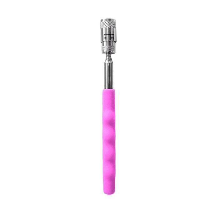 TORCHE AIMANTEE TELESCOPIQUE 31 A 80CM M48 Rose