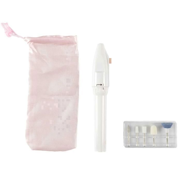 MANUCURE PEDICURE A PILES M24 Blanc