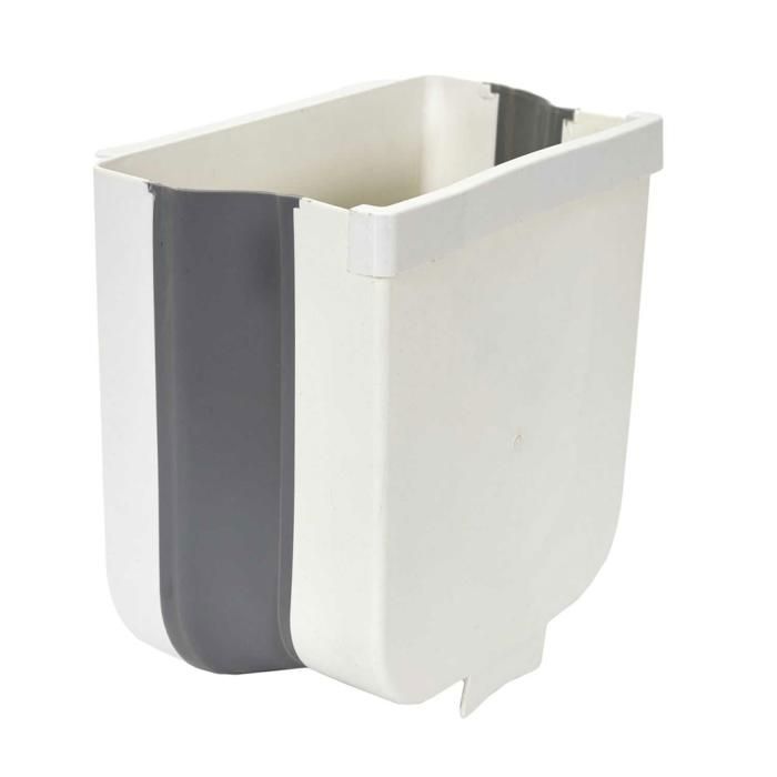 Poubelle suspendue pliable 4L - Ivoire Gris