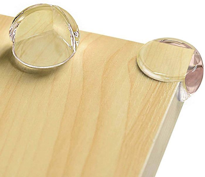 4* Protections Coin de Table pour Bébé,Angle pour Meuble Molles & Rondes - 4 pièces