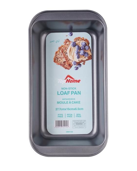 Moule à pain - TOP HOME - L27,7 x l15 x H6,5 cm - Matériaux durables - Démoulage facile - Cuisson uniforme