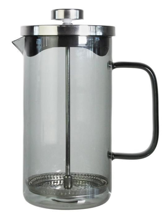 Cafetière à piston - 700 ml - Verre gris