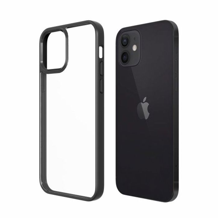 COQUE HYBRID Noir pour iPhone 12 mini QDOS