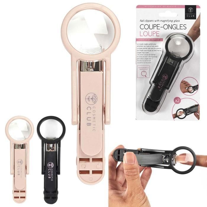 COUPE ONGLES LOUPE M24 Noir