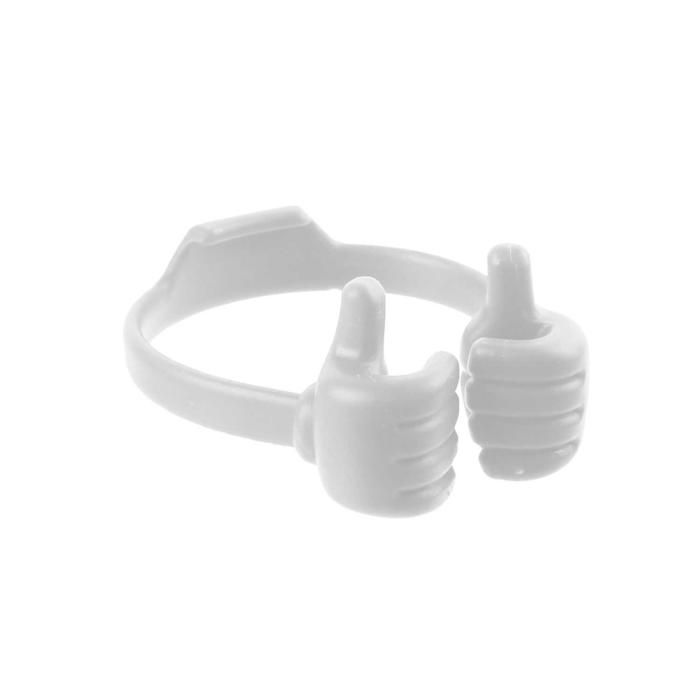 SUPPORT SMARTPHONE ET TABLETTE FORME MAINS M24 Blanc