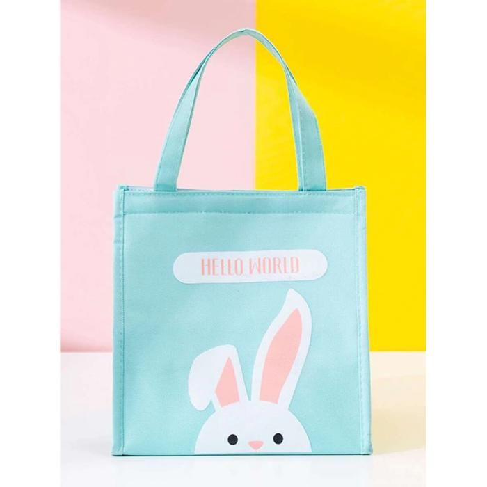 Blue rabbit Lunch bag