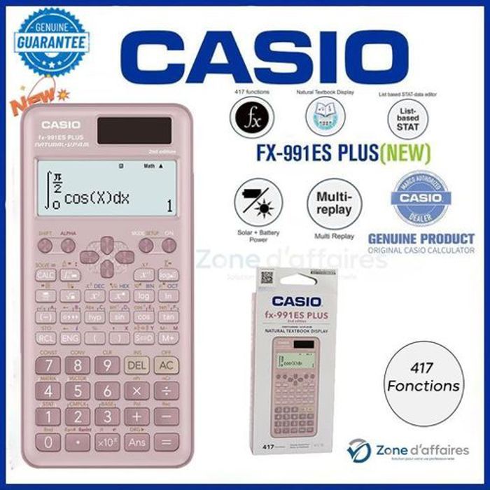 Casio FX-991ES PLUS – Calculatrice Scientifique 2ᵉ Édition – 417 Fonctions