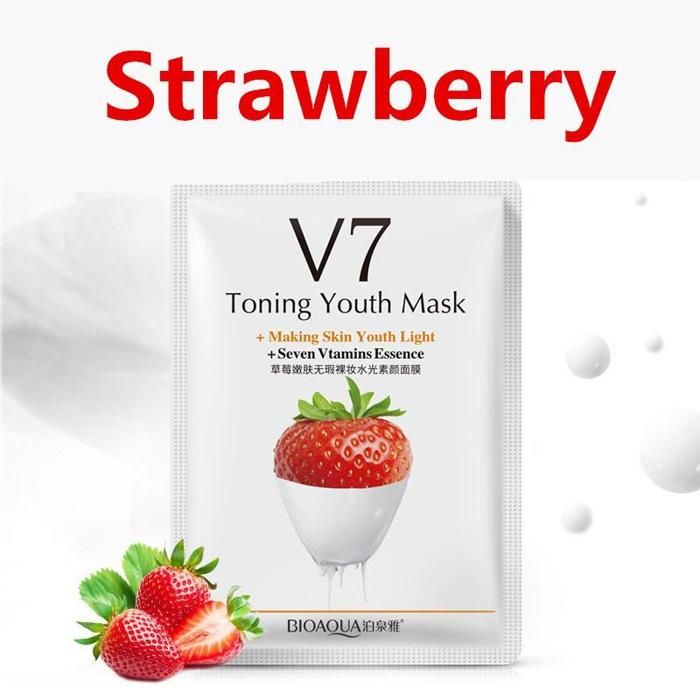 V7 Deep Hydration Strawberry sheet mask