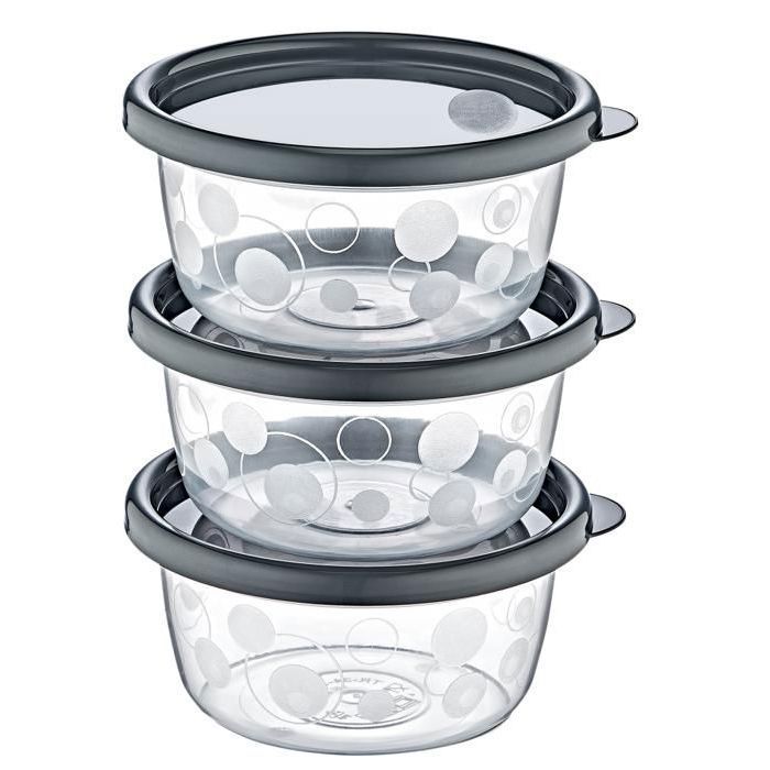 3 PCS TICKTOCK SMALL BOITES RANGEMENT