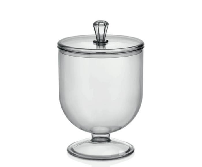 Bonbonnière - WELINI - 1.35 L - Couvercle en plastique - Transparent