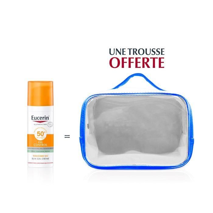 EUCERIN SUN TOUCHER SEC GEL CREME OIL CONTROL SPF50+TROUSSE OFFERTE