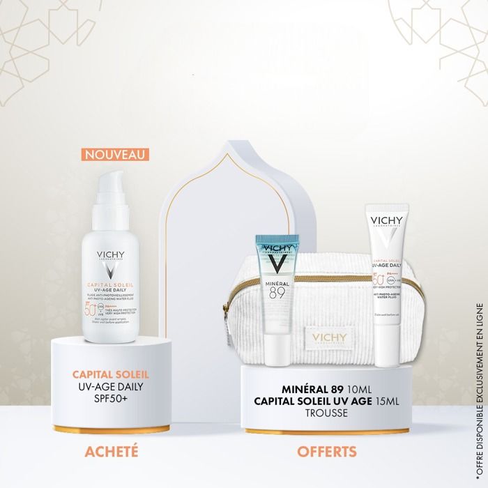VICHY CAPITAL SOLEIL UV AGE DAILY SPF 50 FLUIDE ANTI PHOTOVIEILLISSEMENT 40 ML