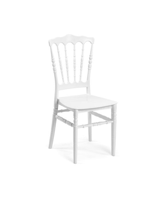 Chaise Napoleon blanche