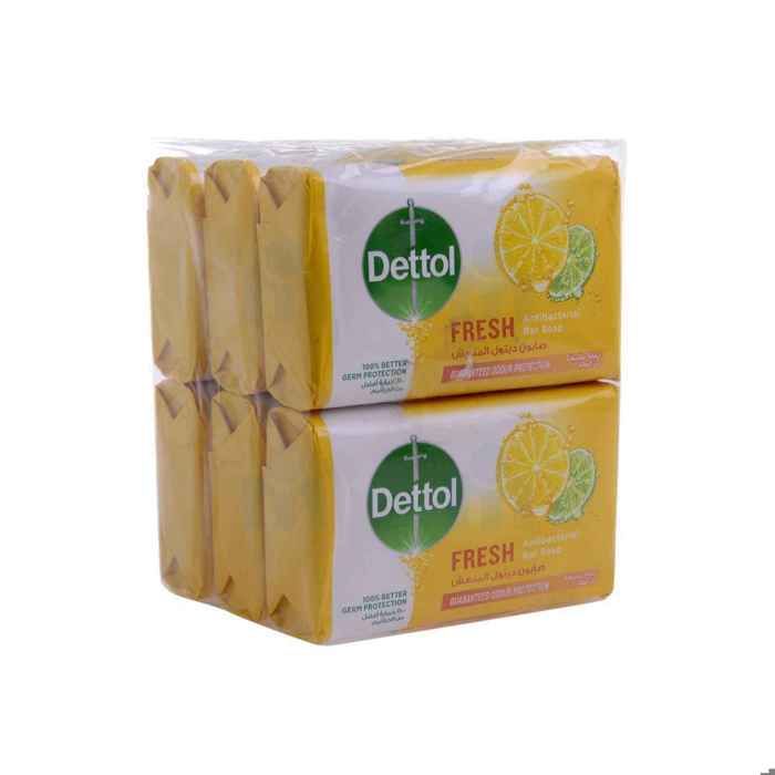 Pack savon en barre Fresh 6x70g - DETTOL
