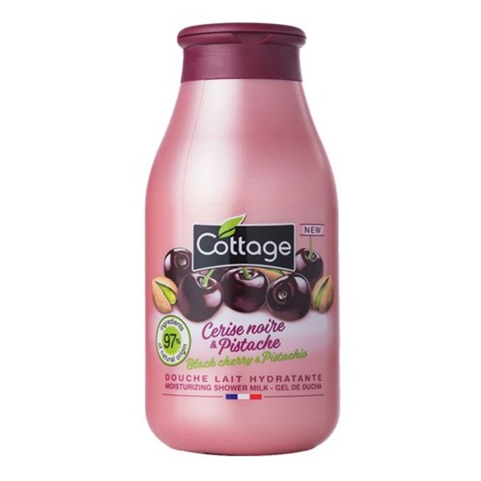 Gel douche cerise noire et pistache 250ml - COTTAGE
