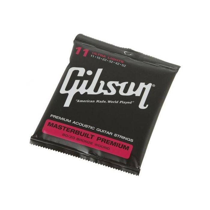 Gibson SAG-BRS11 Masterbulit Premium 80/20 acoustique guitare strings cordes