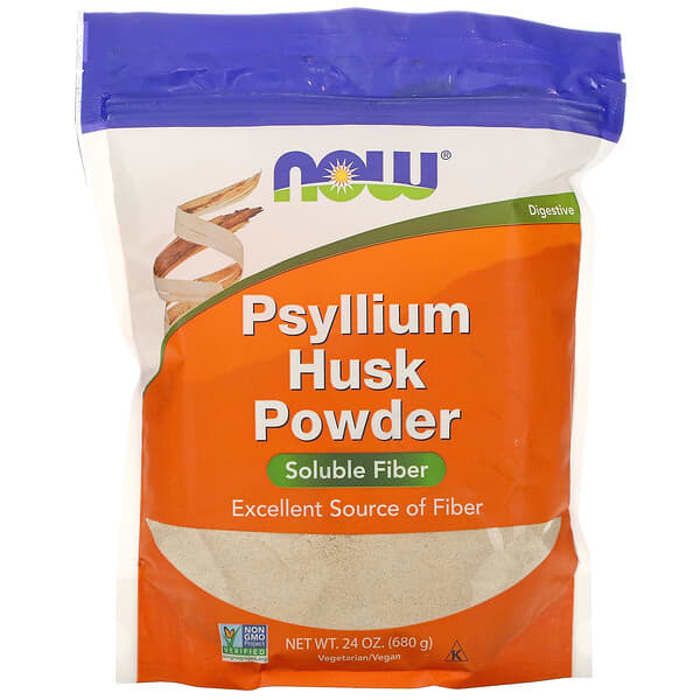 NOW Foods - Psyllium Husk Powder, 1.5 lbs (680 g)