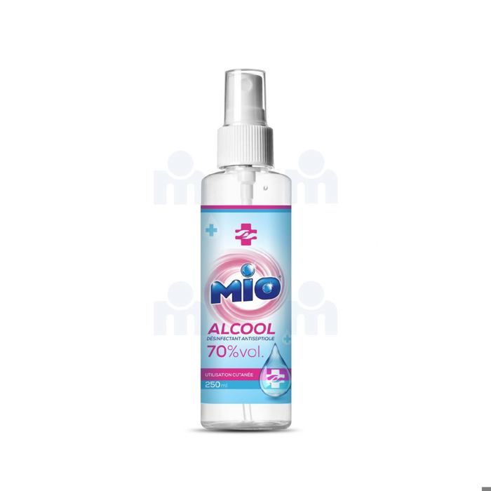 Désinfectant antiseptique alcool 70% 250ml - MIO