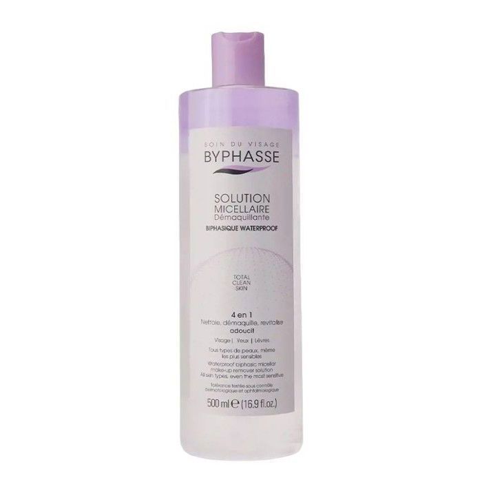 Solution micellaire démaquillante waterproof 500ml - BYPHASSE