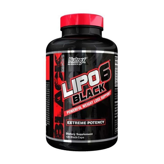 Nutrex - lipo 6 black de nutrex perdre de graisse 120 capsules certifier