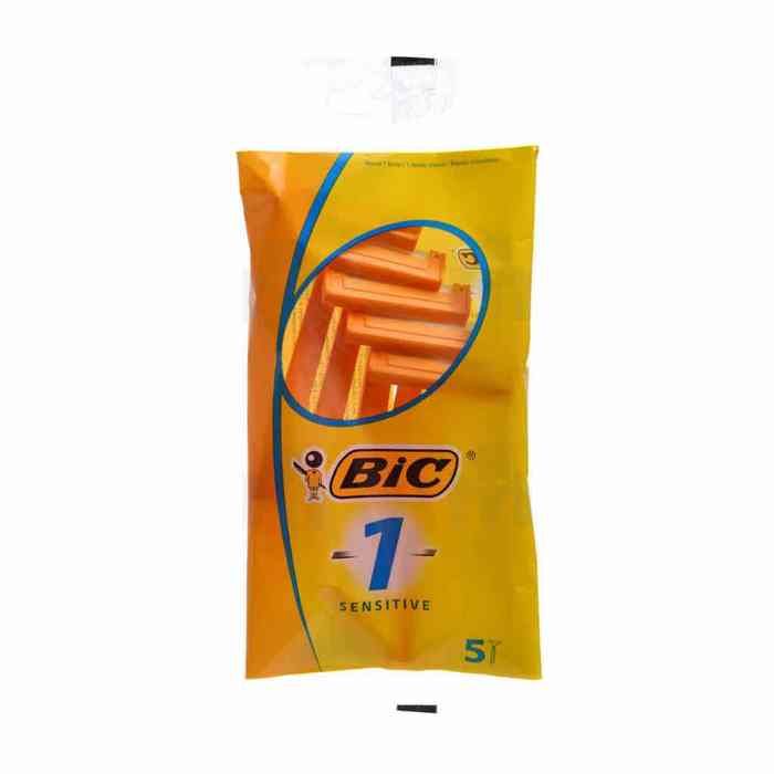 Rasoirs jetables orange sensitive x5pcs - BIC