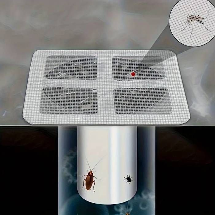Lot d'autocollants jetables pour canalisations de douche