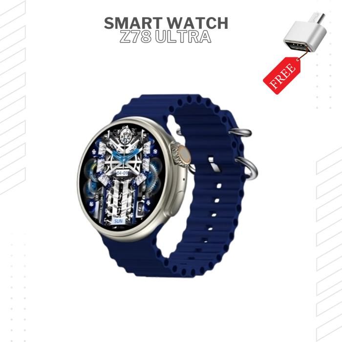 Smart watch z78 ultra Un Adaptateur USB To USB-C Gratuit