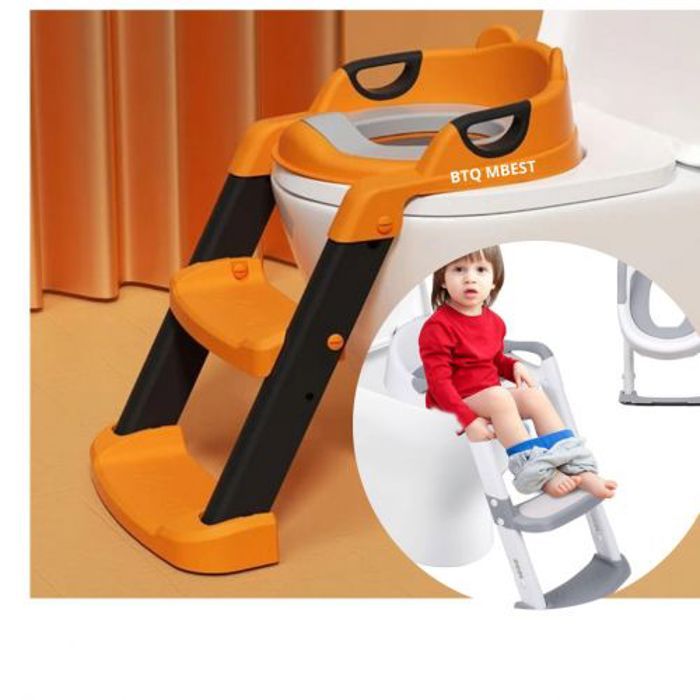 chaise  de toilette bébé enfants  pot Siège réducteur WC Bébé , Réglable-Pliable mini toilette