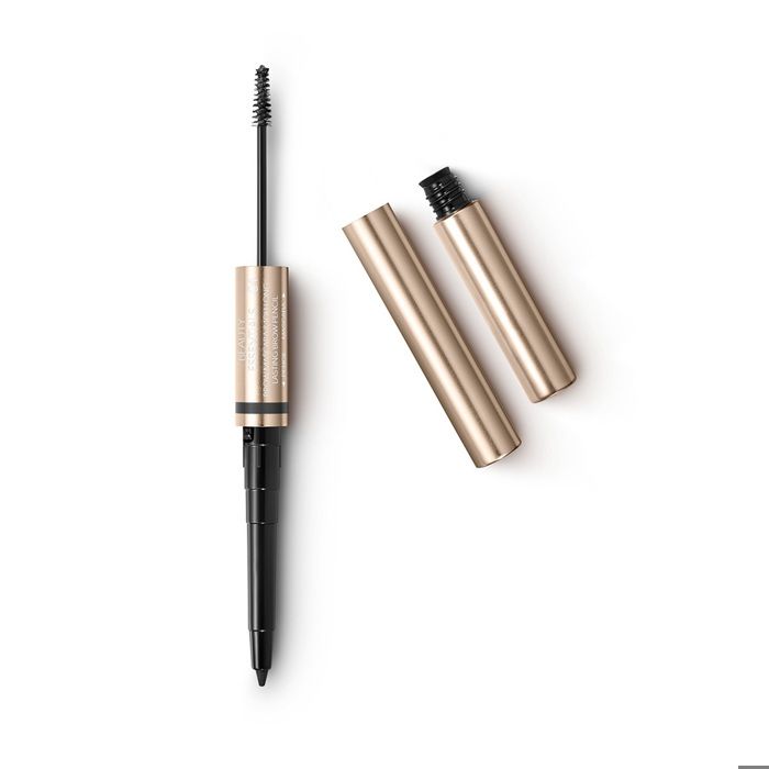 BEAUTY ESSENTIALS BROW MASCARA & 10H LONG LASTING BROW PENCIL 04 Dark Brown