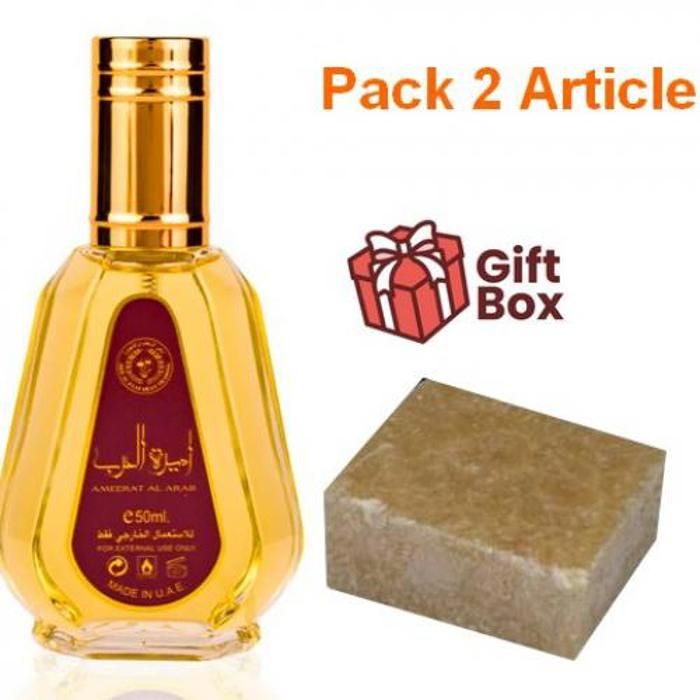 Parfum Ameerat Al Arab EDP - 50Ml avec Musc Jamed Gratuit ORIENTAL