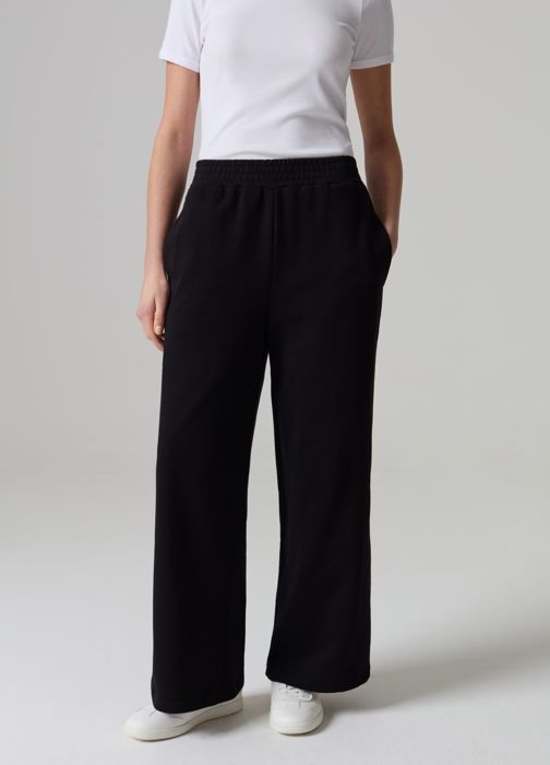 Pantalon de jogging - OVS - Noir - Large - Coton mélangé - Taille élastique - Marjane Mall - Image 2