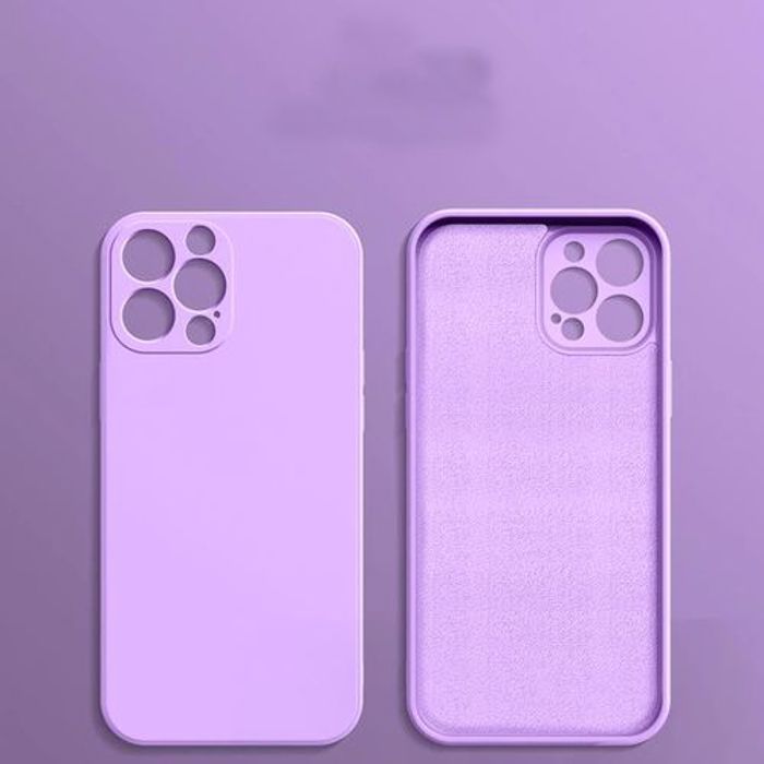 Pochette Silicone Pour Iphone 13 Pro Cover Mauve