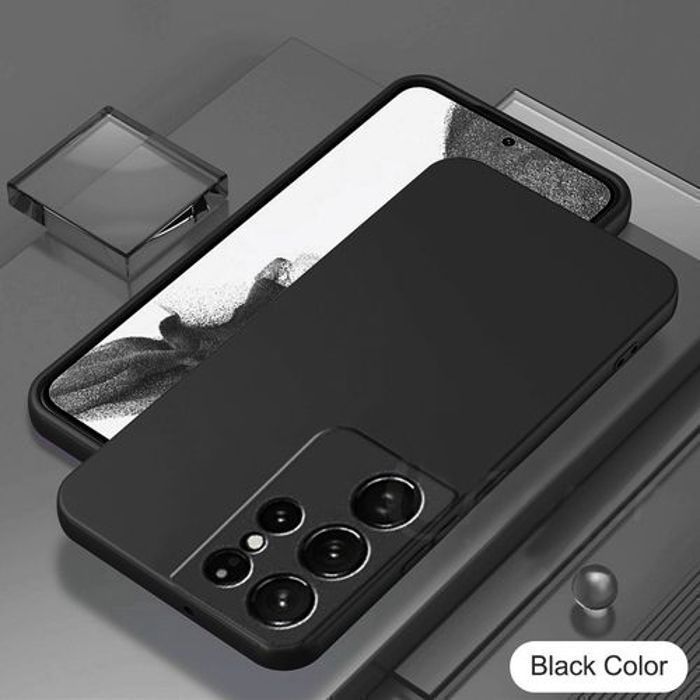 Coque de Protection - GÉNÉRIQUE - Samsung Galaxy S22 Ultra - Noir - Souple - Élégante