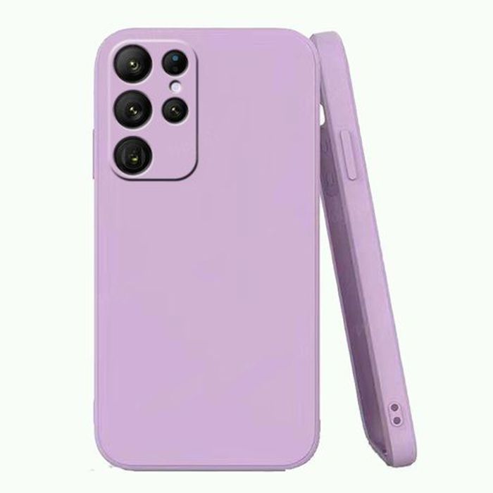 Pochette Silicone Samsung S22 Ultra 5G Cover Mauve