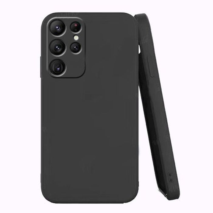 Pochette Silicone Samsung S22 Ultra 5G Cover Noir