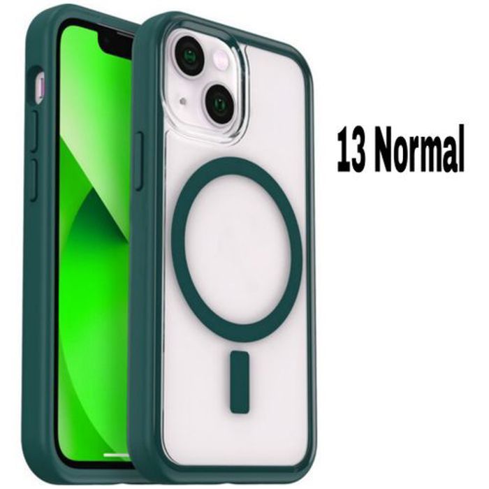 Pochette Iphone 13, Transparente Touch Confort,Wireless Vert