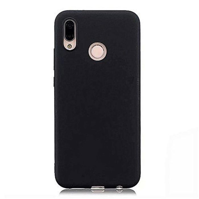 Pack - Incassable Samsung A30 Couleur Noir - Coque Silicone Noir Pour Samsung A30