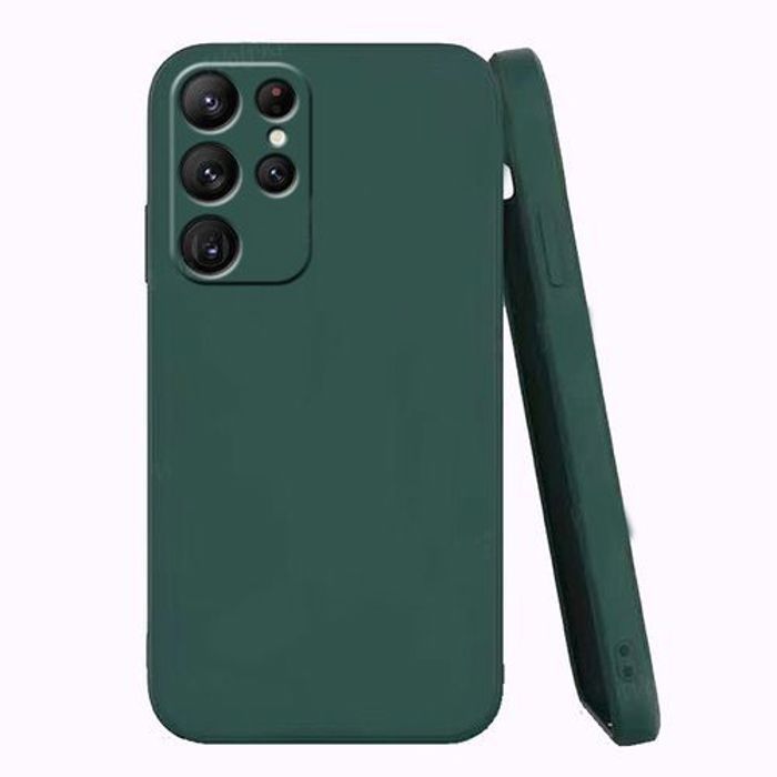 Pochette Pour Samsung Galaxy S22 Ultra 5G Mate Vert