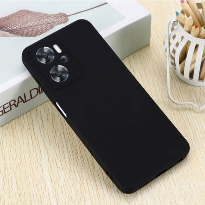 Case Pochette Silicone Oppo A96 4G Finition Soft Touch Et Noir