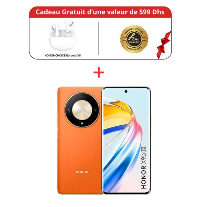 HONOR X9B (8GB+256GB) + Honor Choice Earbuds X5