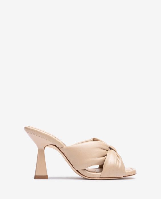 Mules - UNISA - SUDLEY_NS_SKIN - Cuir - Talon géométrique - Confort optimal - Marjane Mall - Image 1
