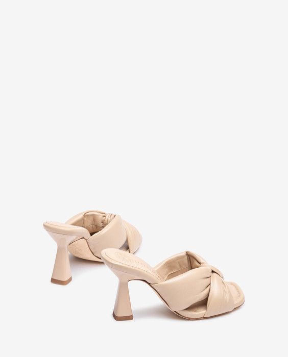 Mules - UNISA - SUDLEY_NS_SKIN - Cuir - Talon géométrique - Confort optimal - Marjane Mall - Image 3