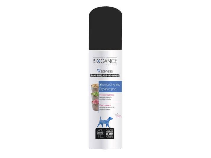Shampooing sec pour chien - BIOGANCE - SH.SEC CHIEN - 150ML - Sans eau - Pratique et efficace