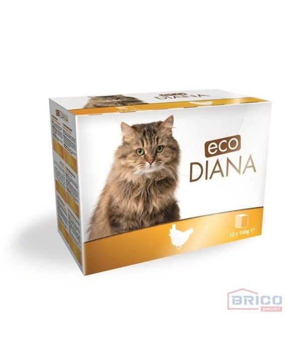 Eco diana - pate au poulet pour chat - 100g