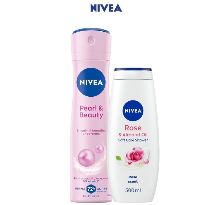 Gel douche - NIVEA - Pearl & Beauty - 250 ml - Antitranspirant - Non comédogène