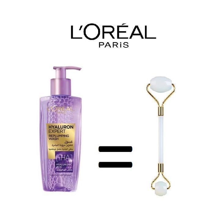 L'Oréal Paris - Pack Gel Nettoyant 200ml & Facial Roller