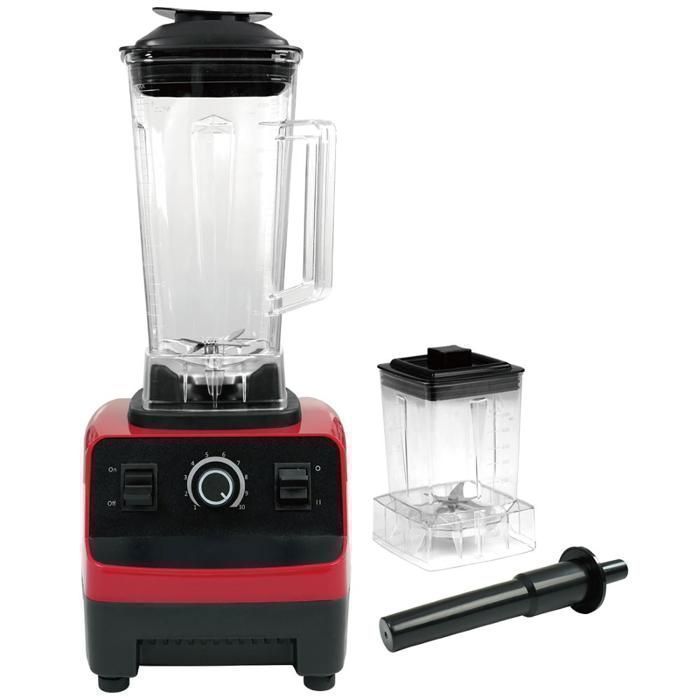 KOLN - Blender 2 en 1 - HP-08 - 2,5L - 1000W - Rouge & Noir