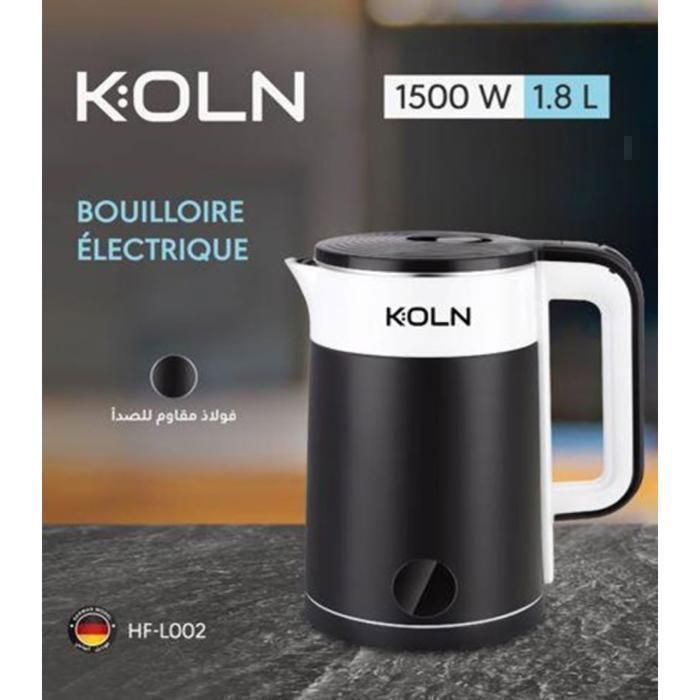 Koln- BOUILLOIRE ELECTRIQUE plastique 1500W 2L