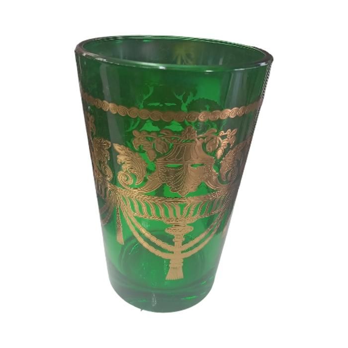 SAHARA - VERRES EN ASSORTIMENT de thé marocain SY2315 luxe déco 12pcs 4 couleurs
